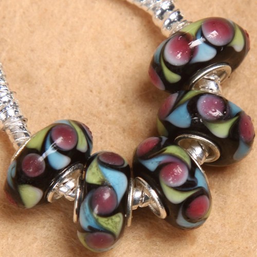 Pandorka s jednotným středem! 14x7mm na řetízek