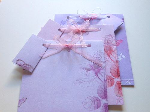 Fialová růžička - obal na CD 13x14 cm — foto 1