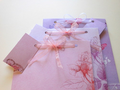 Růžová růžička - obal na CD 13x14 cm — foto 1