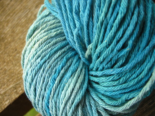 Buretové hedvábí 5-6mm - "Aqua" — foto 1