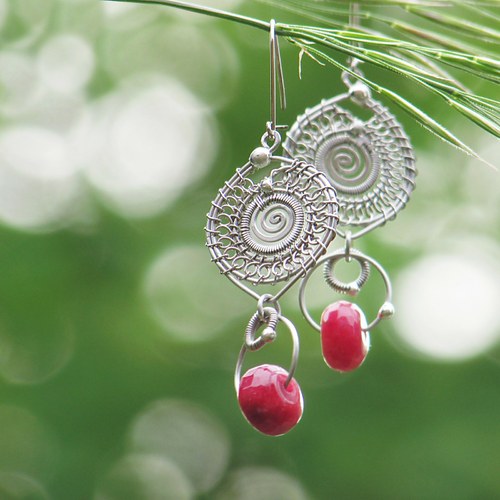Mandala s broušeným jadeitem — foto 1