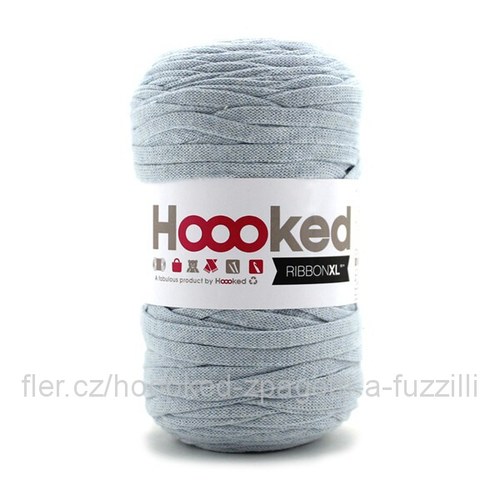 Hoooked RibbonXL - sv.šedo modrá (130 m)