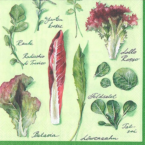 Ubrousek - saláty