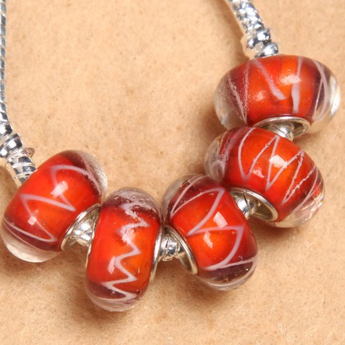 Pandorka s jednotným středem! 14x7mm na řetízek