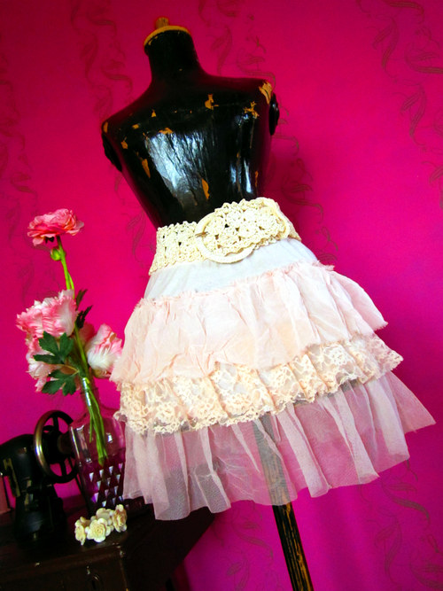 Sukýnka powder shabby chic — foto 1