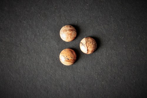 Obrázkový jaspis kabošon 10mm