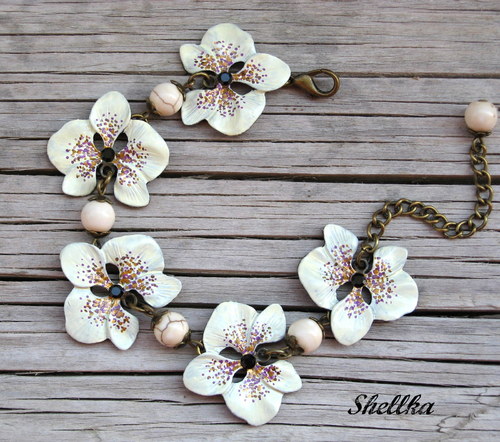 Náramek s orchidejí II. — foto 1