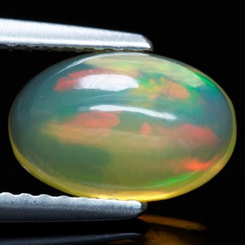 FIRE OPÁL - NÁDHERNÝ, LEŠTĚNÝ!! 1,27ct (3344)