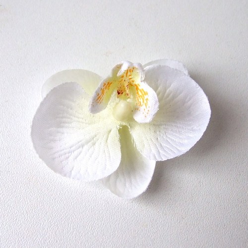 Květ orchideje 5 cm - bílý