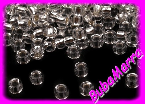 20g ~ Rokajl ~ ČR Preciosa ~ 2mm ~ stříbrný průvl.