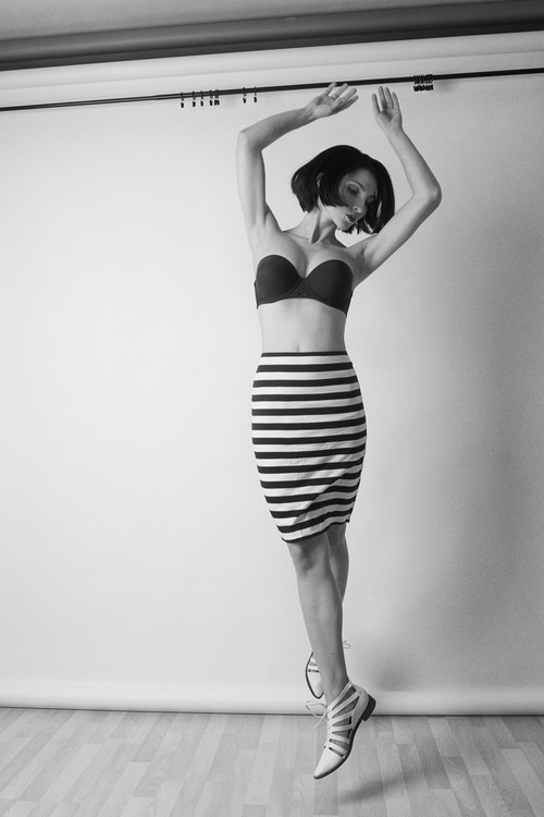 Sukně B+W STRIPES