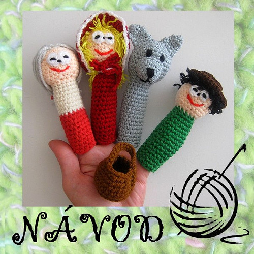 Návod, Prstoví Maňásci - O Červené Karkulce