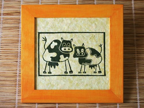 Obrazek-2 kravy — foto 1