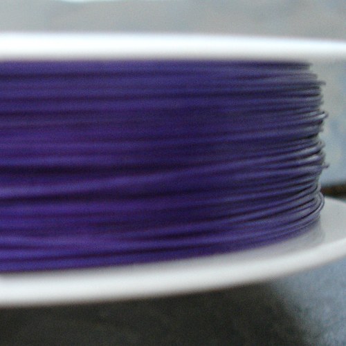 Bižutérní lanko 0,38mm - 2m - modré