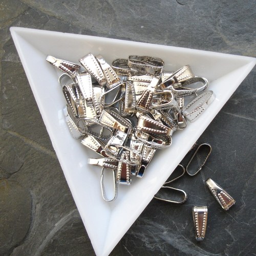 .Šlupna 10x3,5mm - platinová - 10 ks
