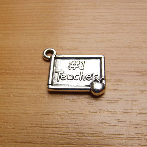 #1 teacher - učitel -starostříbro - 20mm x 17mm