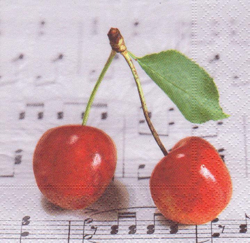 Ubrousek - třešně (3 ks - AKCE)