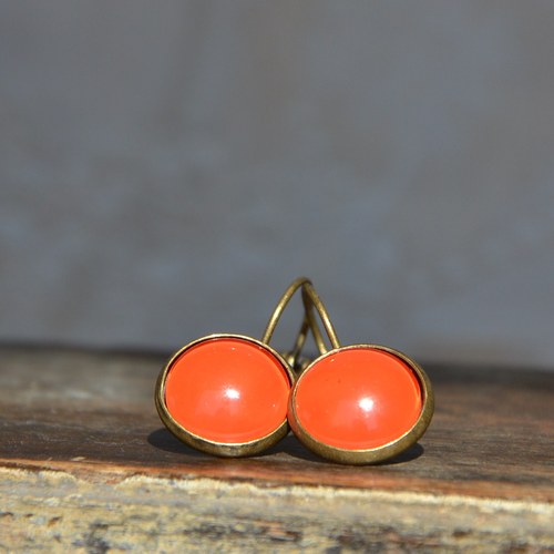 Náušnice " Tangerine "