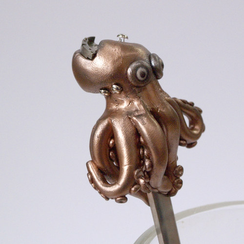 Octopus steampuncus (koktejlová lžička) — foto 1
