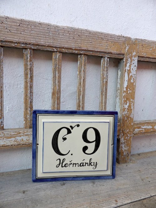 Keramické číslo na zakázku — foto 1