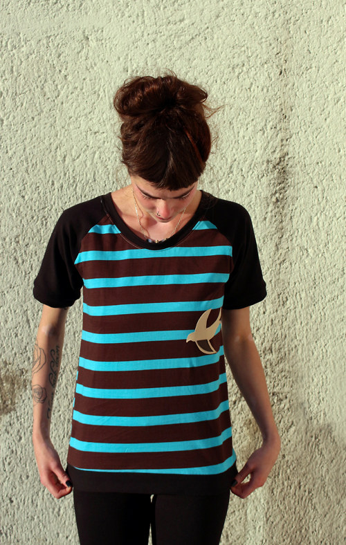 Tričko SWALLOW stripes — foto 1