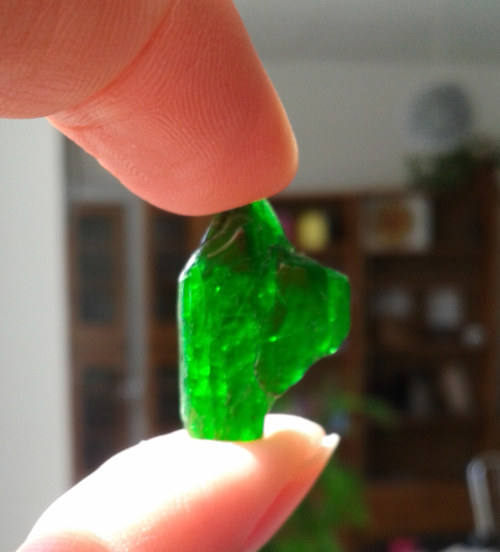 Chromdiopsid surový - L-137 — foto 1