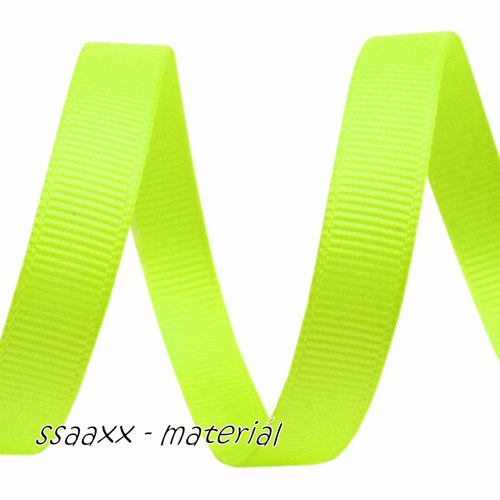 Rypsová stuha ~ 9 mm ~ neon zelená — foto 1