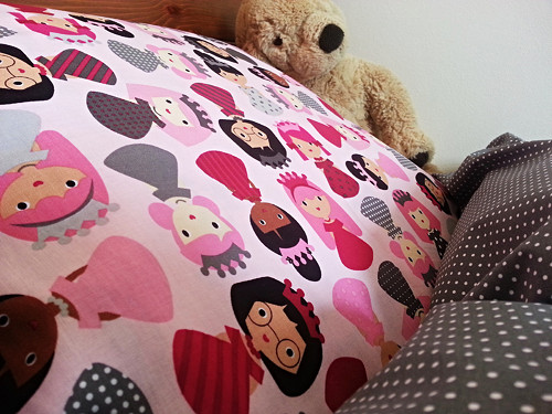 Princezny na růžové- povlečení pro nejmenší