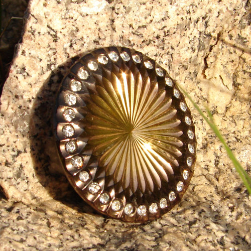 Mandala sebevědomí - brož