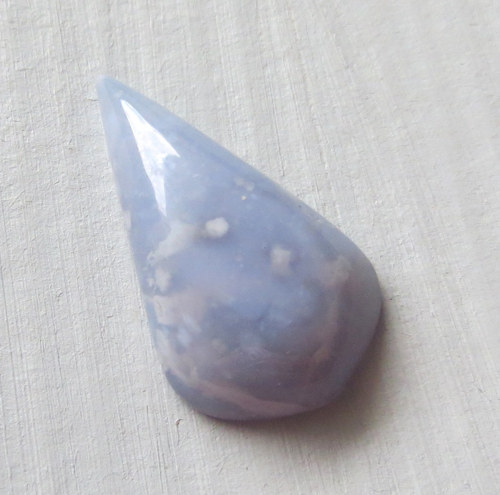 Modrý chalcedon Turecko, kabošon č.4 — foto 1