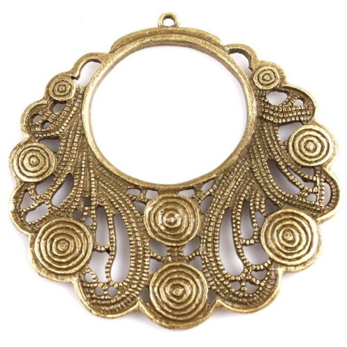 Přívěsek - kulatý, s ornamenty