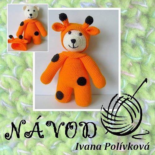 NÁVOD - karnevalový medvídek - žirafa