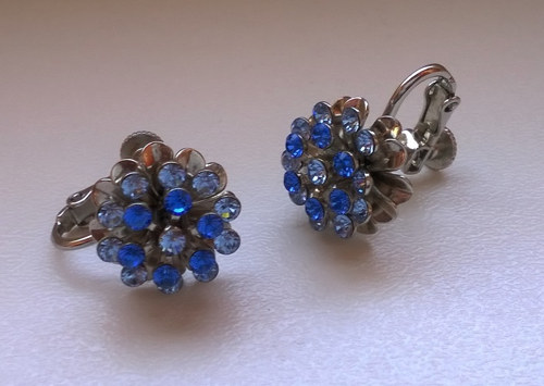 Náušníce - klipsy Swarovski — foto 1