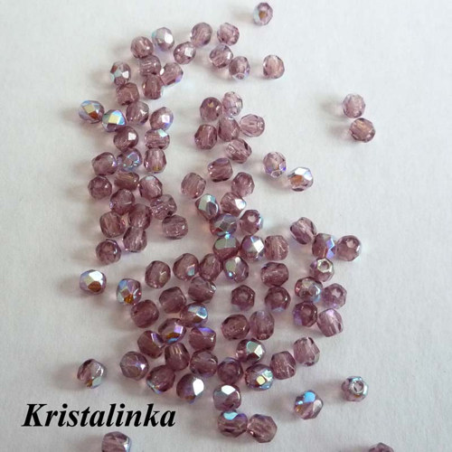 Ohňovky fialové s pokovem..3mm