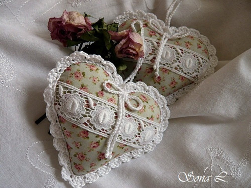 Romantické srdíčko ~ růžičky s madeirou — foto 1