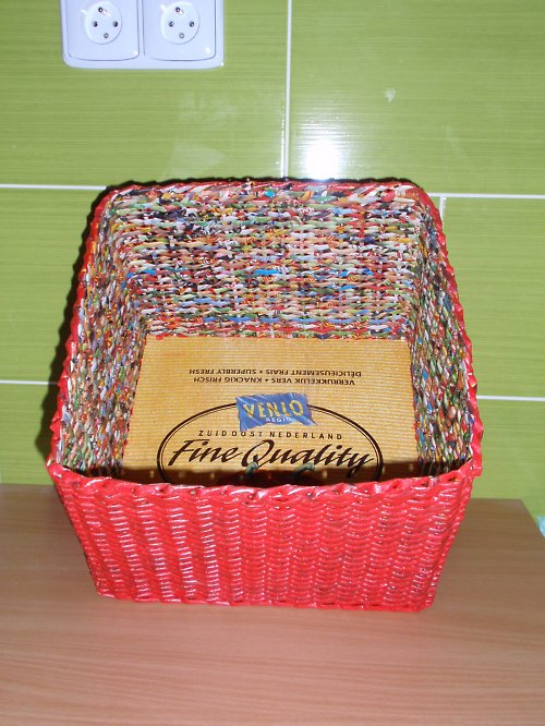 Ručně pletený box — foto 1