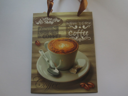 Dárková taška 18*23cm Coffee shop