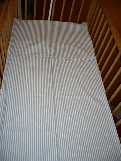 Povlečení šedý proužek 120x90,40x60