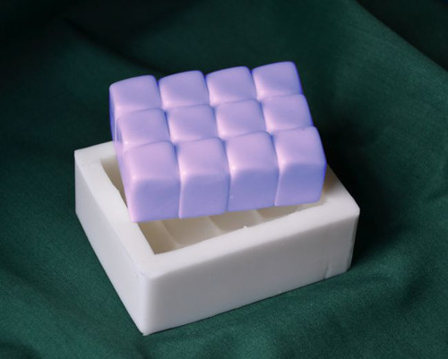 Silikon. forma na mýdlo - kostičky