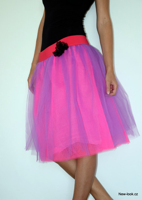 Tylová/tutu sukně - CRAZY YOU — foto 1