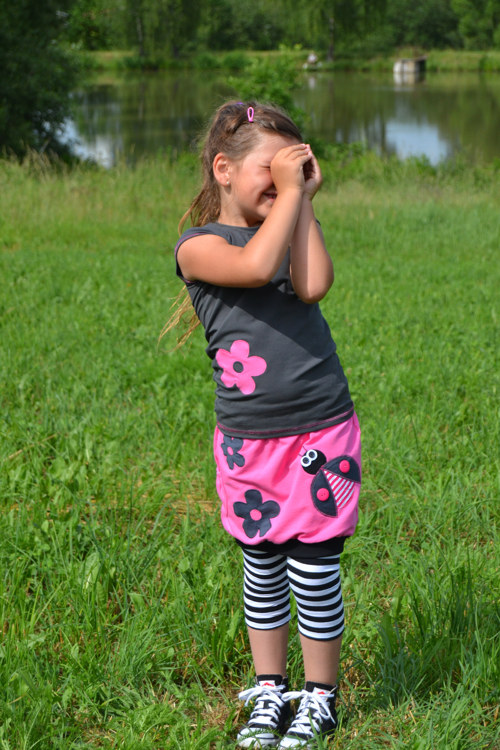Sukýnka růžová — foto 1