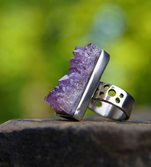 Nerezový prsten....." Violet shoe " — foto 1