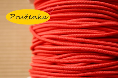 Pruženka kulatá *Ø2 mm* 2m* červená