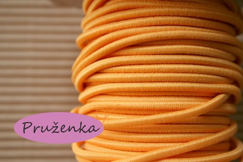 Pruženka kulatá *Ø2 mm* 2 m *pomerančově oranž
