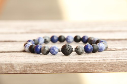 Pánsky náramok blue — foto 1