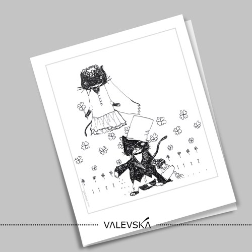 SVATEBNÍ PŘÁNÍ, rozevírací grafika
