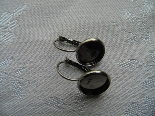 Náušnicová lůžka - 1 pár /vnitř.12mm/