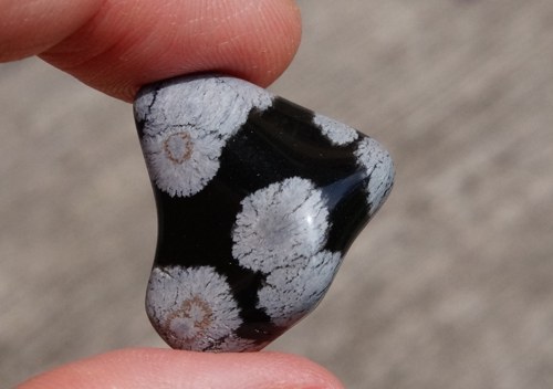 Obsidián sněžný B9545 — foto 1
