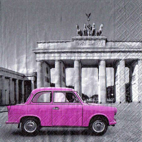 Ubrousek na decoupage Berlín, 1ks — foto 1