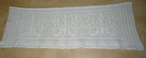 Háčkovaná záclonka — foto 1